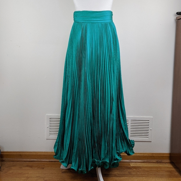 Vintage 80s Parigi Jewel Green Matching Skirt Set - Picture 4 of 12